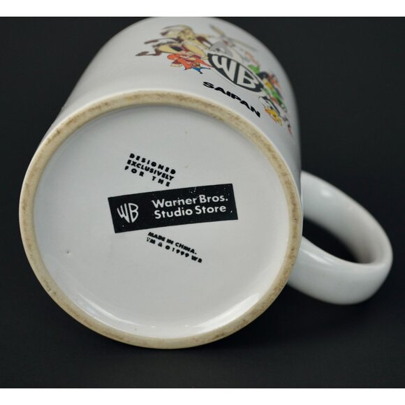 WB Saipan Warner Brothers Studio Store 1999 Vintage Coffee Mug Looney Tunes - Picture 6 of 6